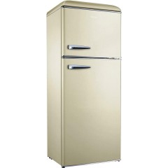 Robin RB-280 Retro Ψυγείο Δίπορτο 278lt Υ157xΠ60xΒ70εκ. Μπεζ